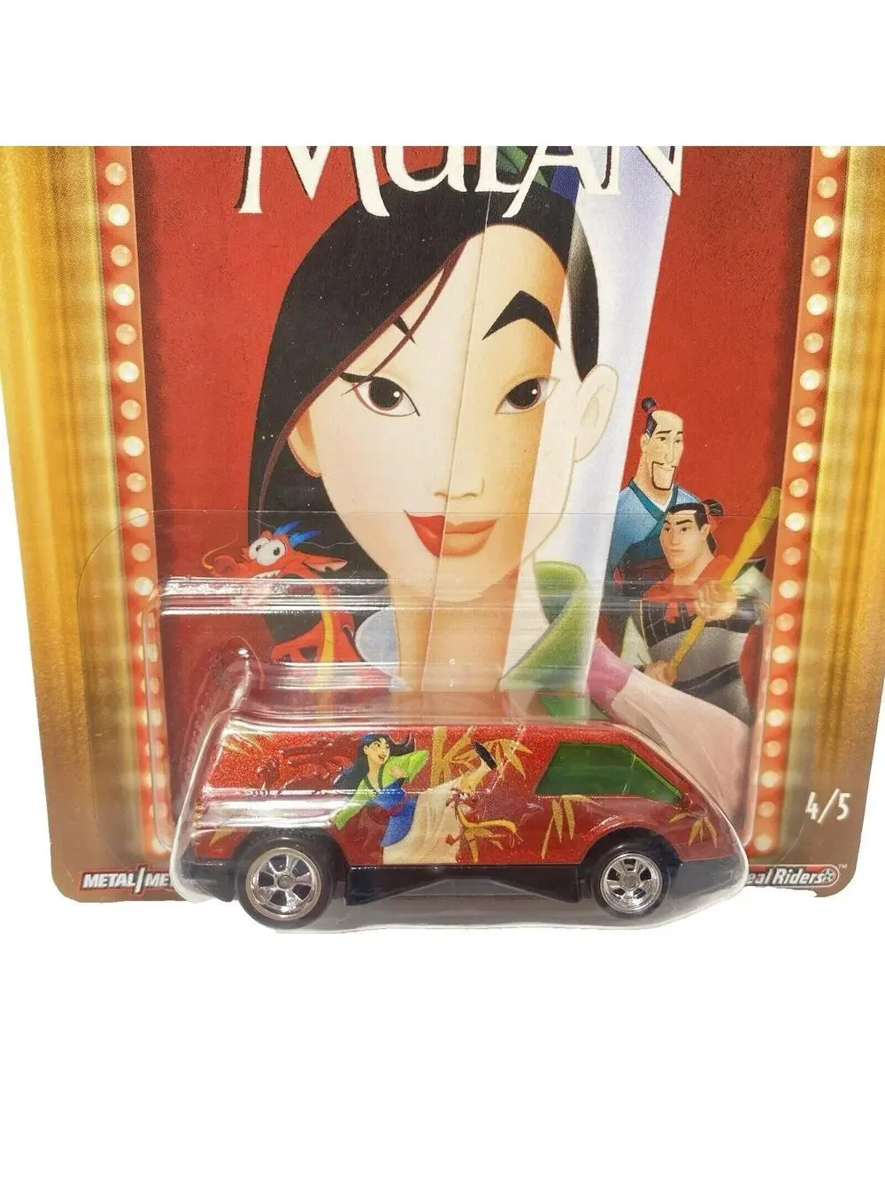 Hot Wheels Walt Disney Classics Mulan Dream Van XGW Real Riders 4/5 New*Read*
